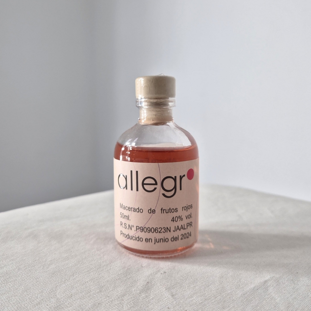 Allegro Pisco Macerado de Frutos Rojos 50 ml