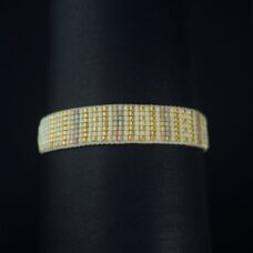 Pulsera Miyuki 7 Filas Beige