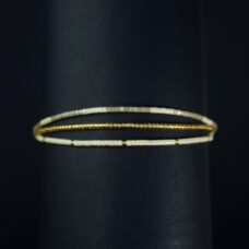 Pulsera Miyuki Triple Crema