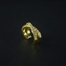 Earcuff Nudo de Cristales
