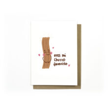 Tarjeta Eres mi Churro Favorito