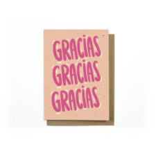 Tarjeta Gracias Gracias Gracias