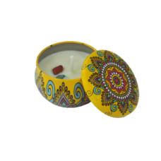 Vela Mandala Amarilla