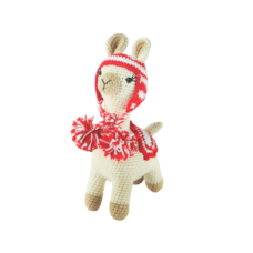🦙 Amigurumi Llama Tejida a Mano – Encanto Andino con Estilo Único ❤️✨
