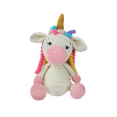 Amigurumi Unicornio Arcoíris – Hecho a Mano